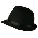 Fedora with Pleated Satin Band