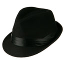 Fedora with Pleated Satin Band