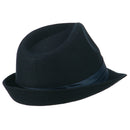 Fedora with Pleated Satin Band