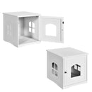 Side Table Nightstand Decorative Cat House by LJGDeals