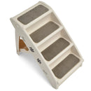Collapsible Plastic Pet Stairs 4 Step Ladder for Small Dog and Cats by LJGDeals