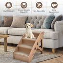 Collapsible Plastic Pet Stairs 4 Step Ladder for Small Dog and Cats by LJGDeals