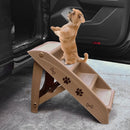 Collapsible Plastic Pet Stairs 4 Step Ladder for Small Dog and Cats by LJGDeals