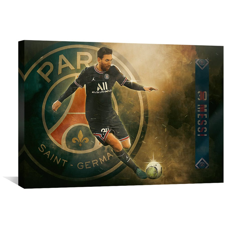 PSG Messi Canvas