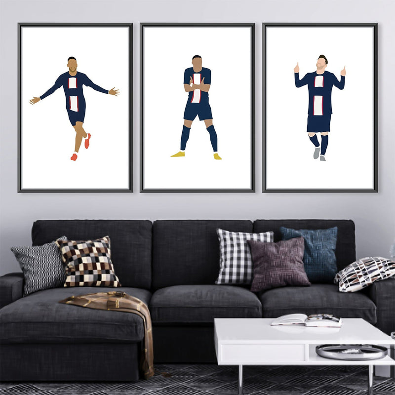 PSG Big Three Canvas