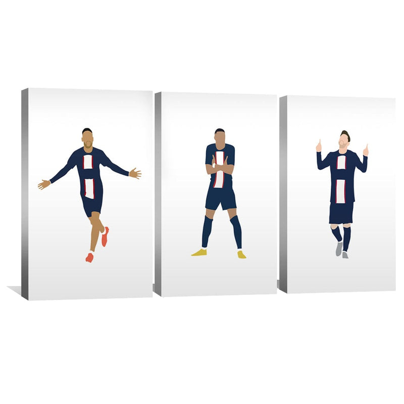 PSG Big Three Canvas