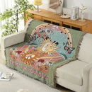 GobekUsa Double-sided Ethnic Tapestry Sofa Blanket