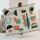 GobekUsa Double-sided Ethnic Tapestry Sofa Blanket