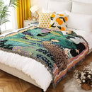 GobekUsa Double-sided Ethnic Tapestry Sofa Blanket
