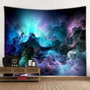 Psychedelic neon illusory mushroom art tapestry bedroom wall hanging by Decorbites