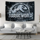 Psychedelic red & blue dinosaur tapestry wall hanging bedroom decor by Decorbites