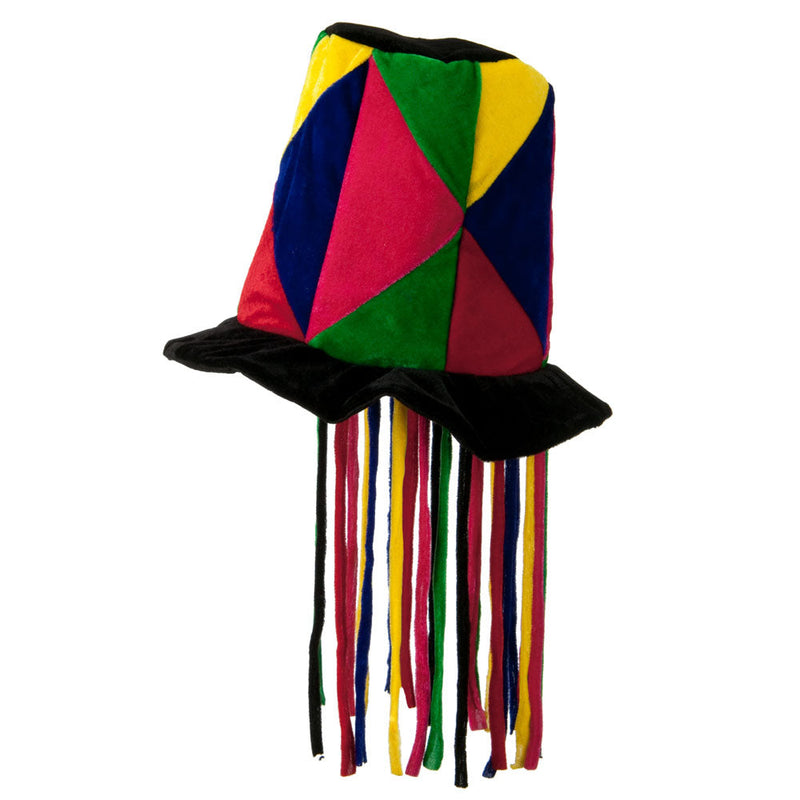 Patchwork Top Hat with Cord