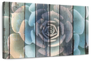 Rustic Blooming Succulent Wall Art