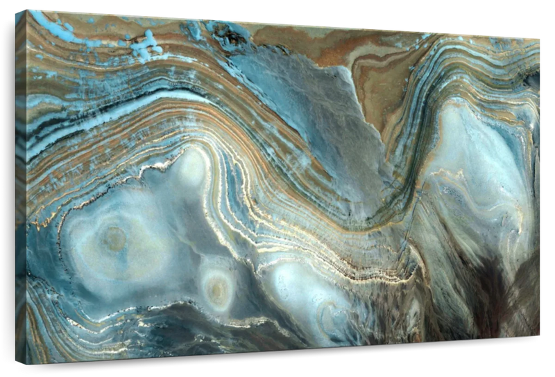 Abstract Pearlescent Layers Wall Art