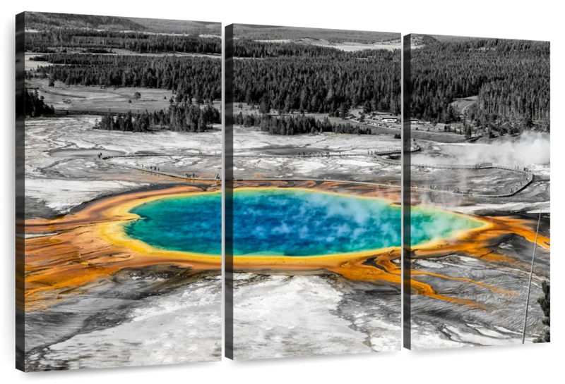 Grand Prismatic Spring Pop Wall Art