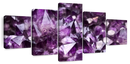 Purple Amethyst Geode Wall Art