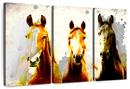 Three Horse Heads Wall Art