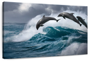 Leaping Dolphins Wall Art