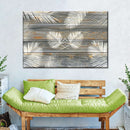 Wooden Palm Leaves Wall Art