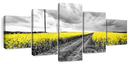 Pop Yellow Flower Field Wall Art