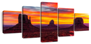Monument Valley At Sunset Wall Art