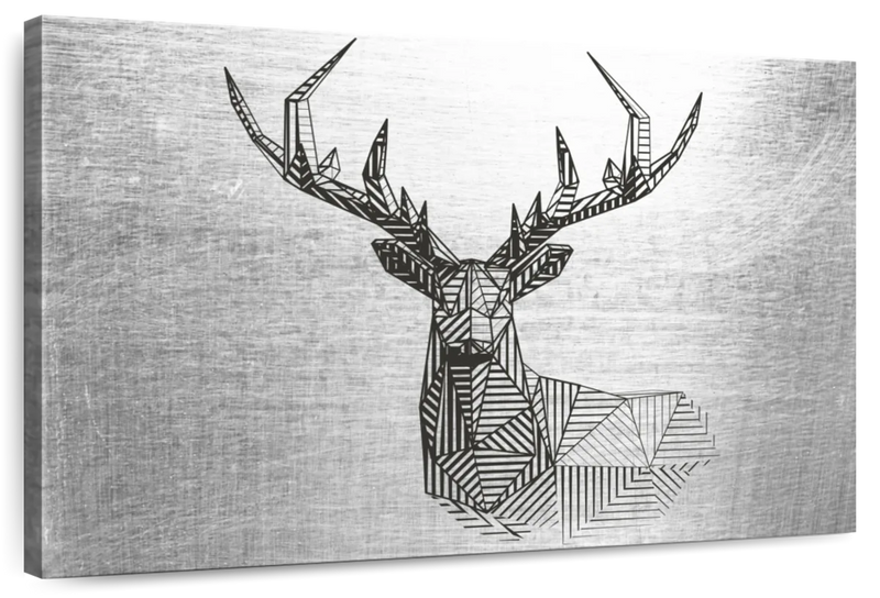 Geometric Deer Wall Art