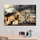Dog Pilot Wall Art