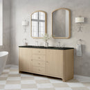 James Martin Gracyn 72" Double Bathroom Vanity, Coastal Driftwood