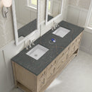 James Martin Breckenridge 72" Double Bathroom Vanity, Whitewashed Oak