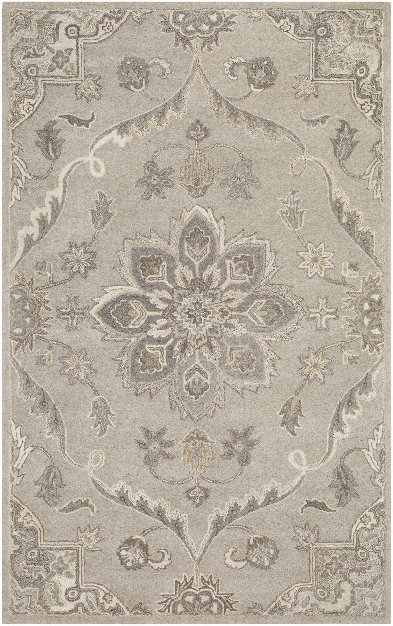 Peterstown Beige Wool Rug