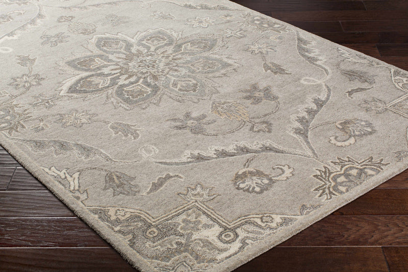 Peterstown Beige Wool Rug