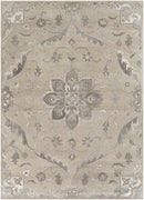 Peterstown Beige Wool Rug