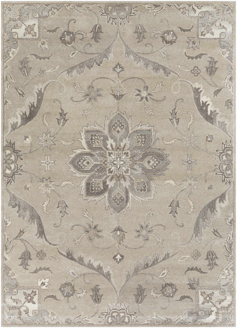 Peterstown Beige Wool Rug
