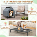 Large/Middle/Small Outdoor Elevated Pet House with Ventilated Windows by LJGDeals