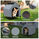 Large/Middle/Small Outdoor Elevated Pet House with Ventilated Windows by LJGDeals