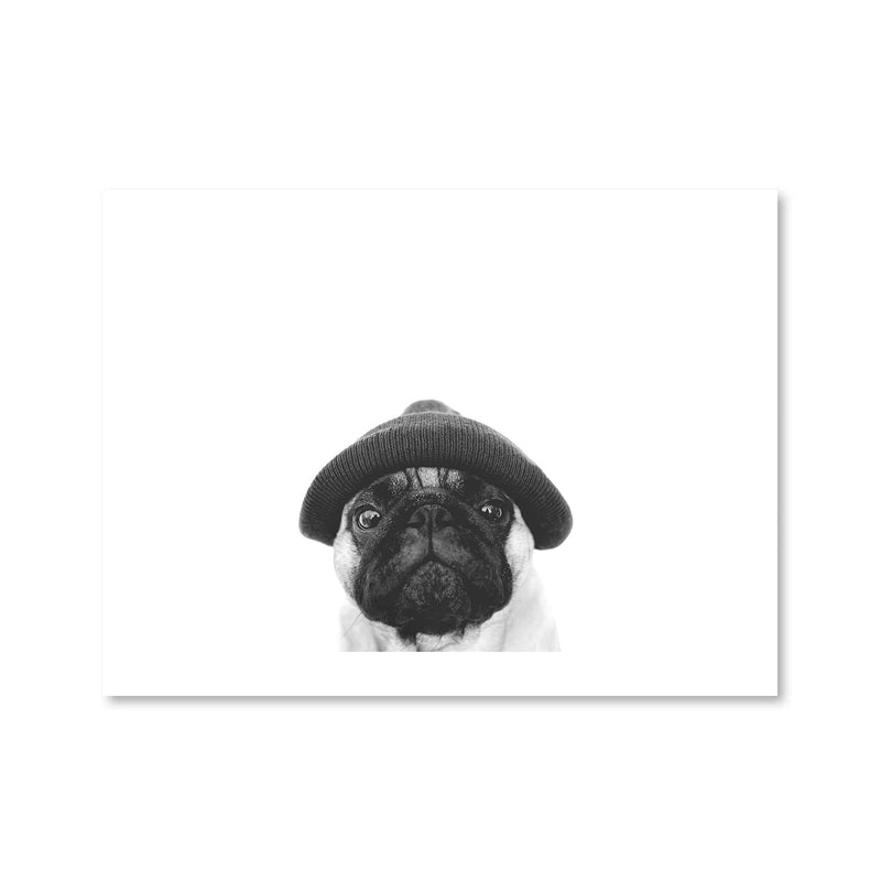 Pug Toque Print