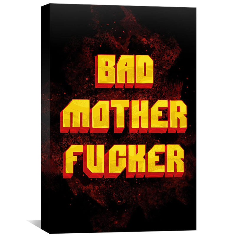 Pulp Fiction Bad Motherfucker Canvas