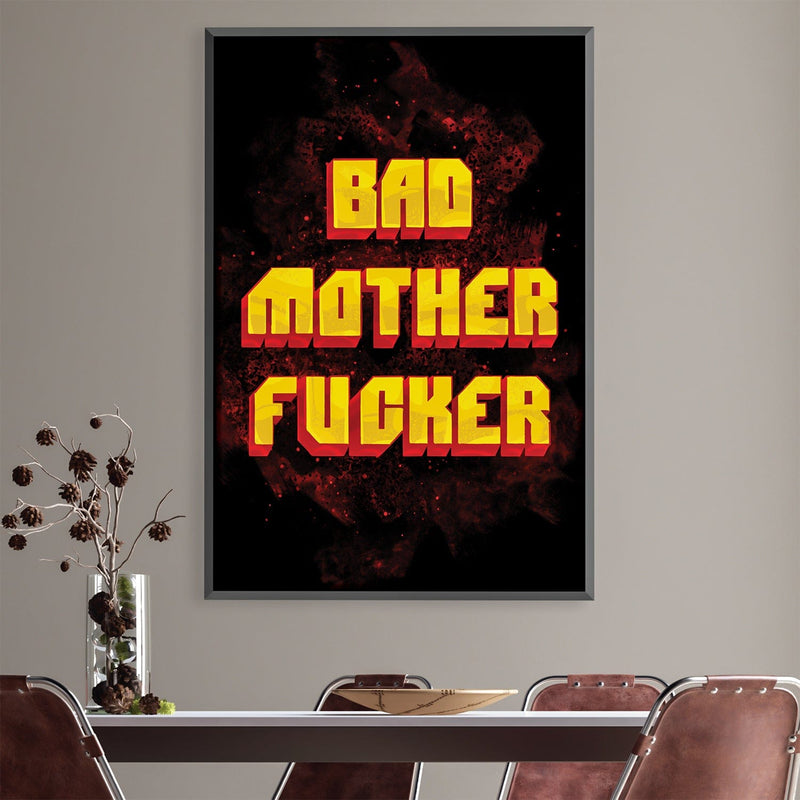 Pulp Fiction Bad Motherfucker Canvas