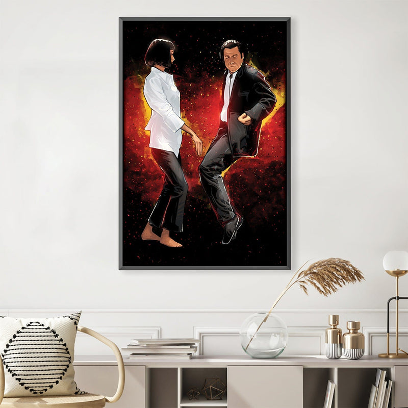 Pulp Fiction Dancing Canvas