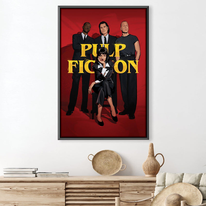 Pulp Fiction Group Canvas