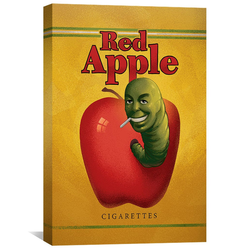 Pulp Fiction Red Apple Canvas