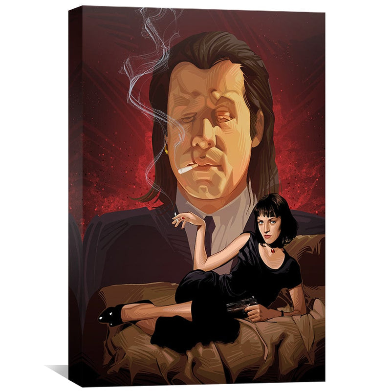 Pulp Fiction Vega Mia Canvas