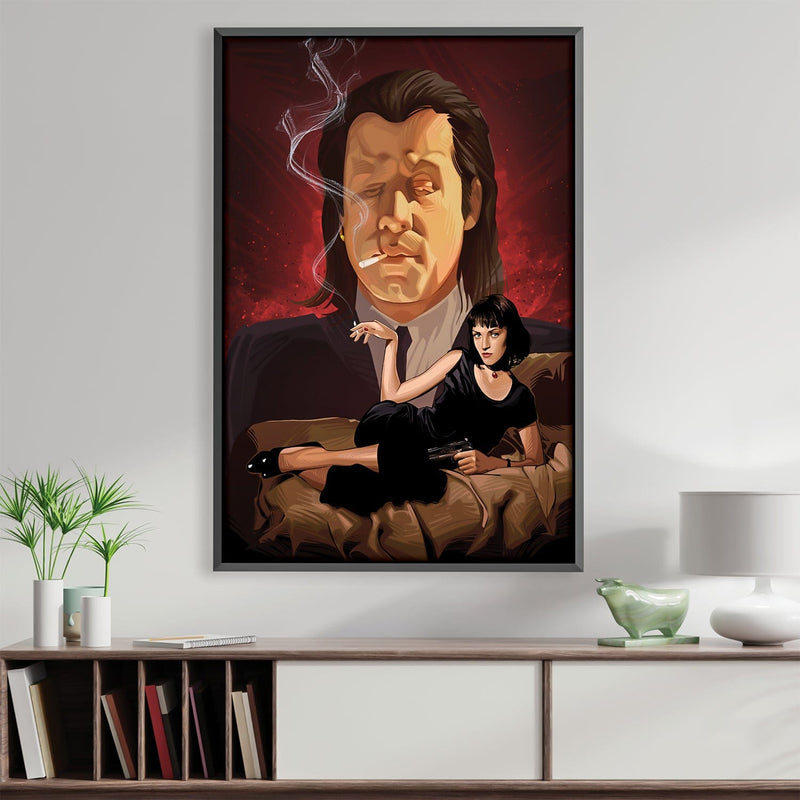 Pulp Fiction Vega Mia Canvas