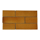 Pumpkin Field Glossy Thin Brick Tiles 2 1/8x7 1/2