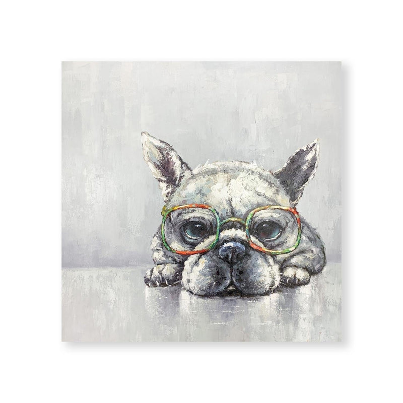 Puppy Eyes Oil Painting