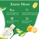 Pure Aloe Vera Juice Lemon Flavor - USDA Certified Organic