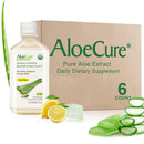Pure Aloe Vera Juice Lemon Flavor - USDA Certified Organic