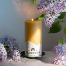 Pure Beeswax Pillar Candles by Bluecorn Candles