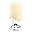 Ivory Pure Beeswax Pillar Candles by Bluecorn Candles