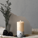 Ivory Pure Beeswax Pillar Candles by Bluecorn Candles